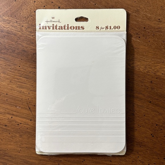 Vintage You're Invited Hallmark Party Invitations - Picture 1 of 9